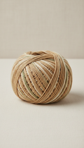 Cotton Yarn Skein in Wheat Fiber