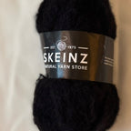 Brushed Alpaca Yarn – Black (Skeinz, NZ-Made) - 50g/ball (Copy)