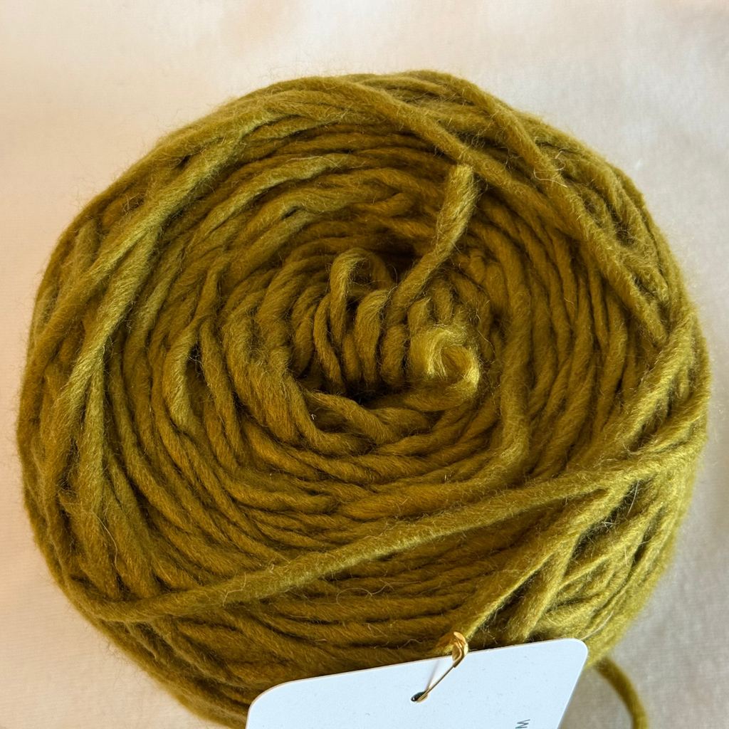 Wool & Cashmere Yarn – Moss Green - 100g