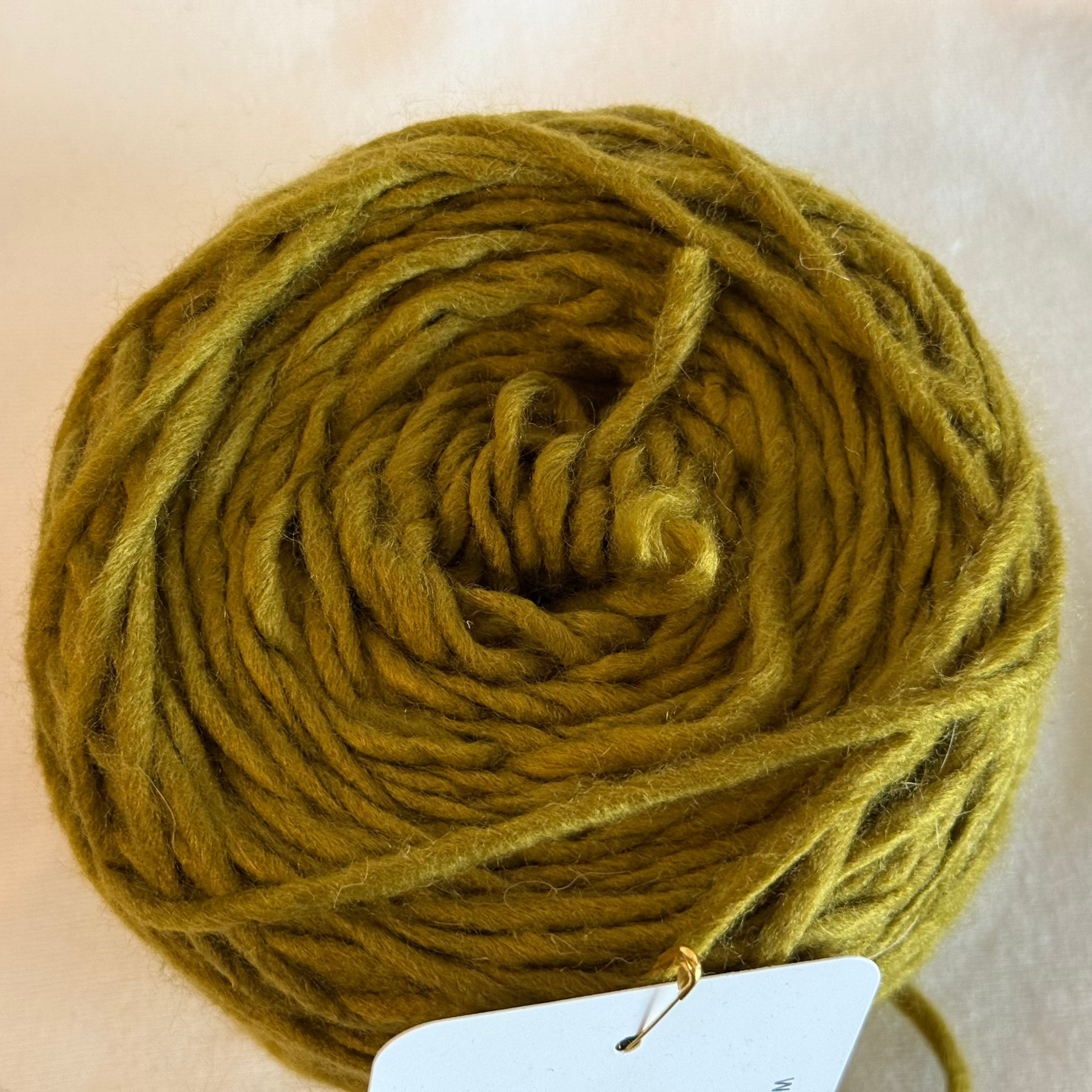 Wool & Cashmere Yarn – Moss Green - 100g