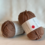 Peer Gynt Yarn Lot – Marzipan & Mocha Mousse (Sandnes Garn, Norway) - 200g