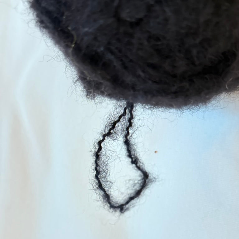Brushed Alpaca Yarn – Black (Skeinz, NZ-Made) - 50g/ball (Copy)
