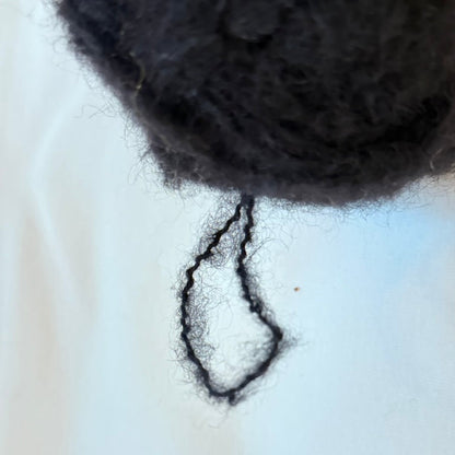 Brushed Alpaca Yarn – Black (Skeinz, NZ-Made) - 50g/ball (Copy)