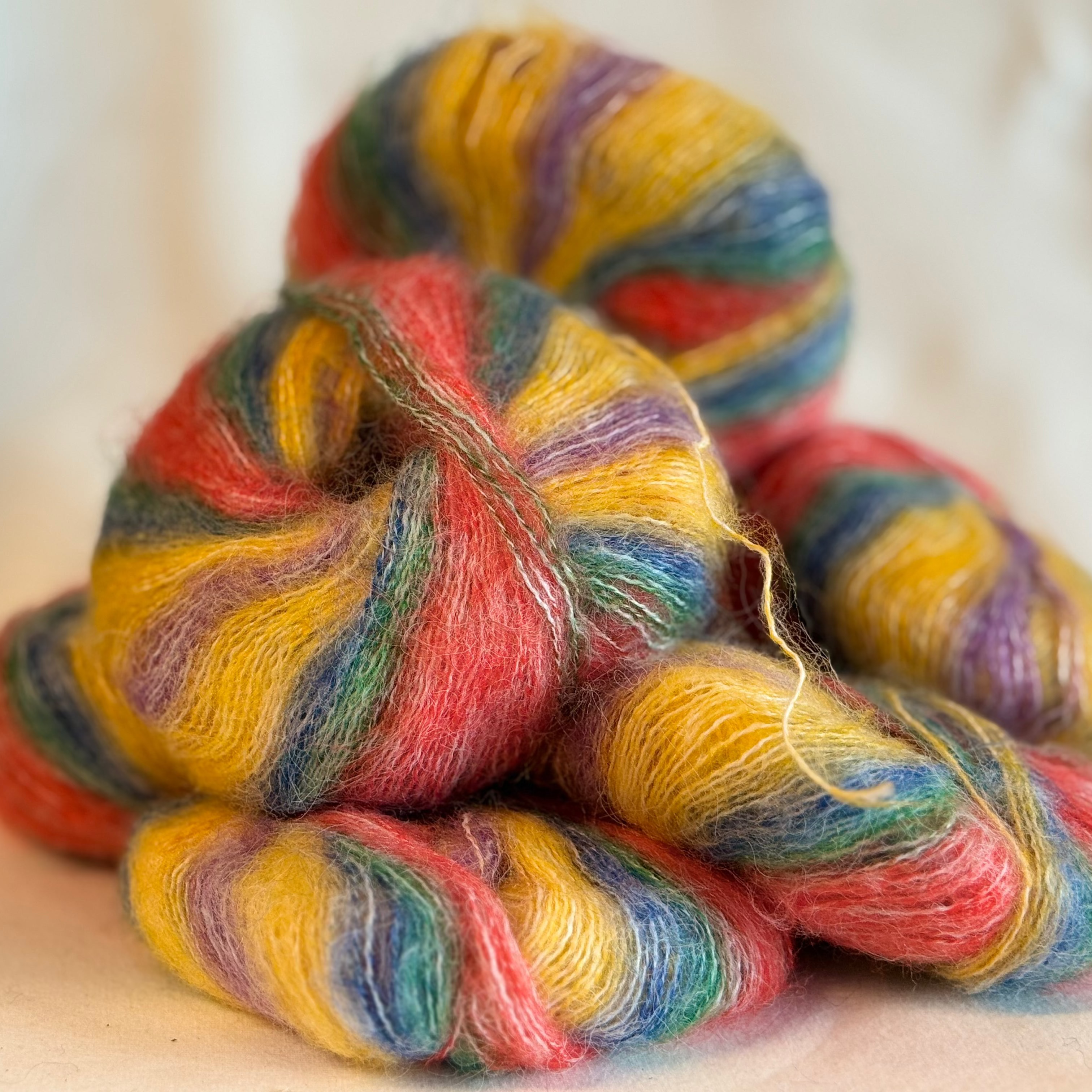 Mohair & Cashmere & Angora Yarn Lot – Autumn Spice - 175g
