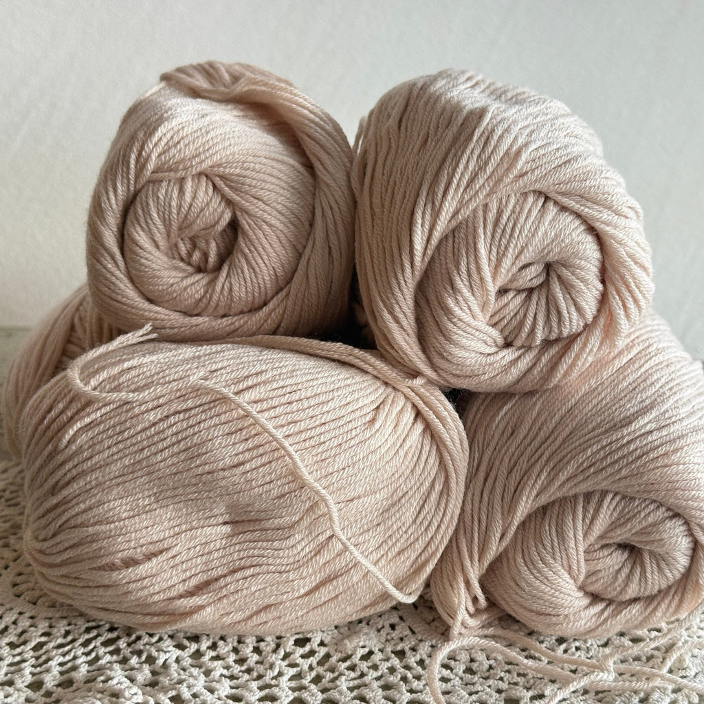 Silk & Cashmere Yarn – Light Oatmeal - 50g/ball