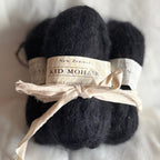 Kid Mohair Yarn Lot – Black - 150g