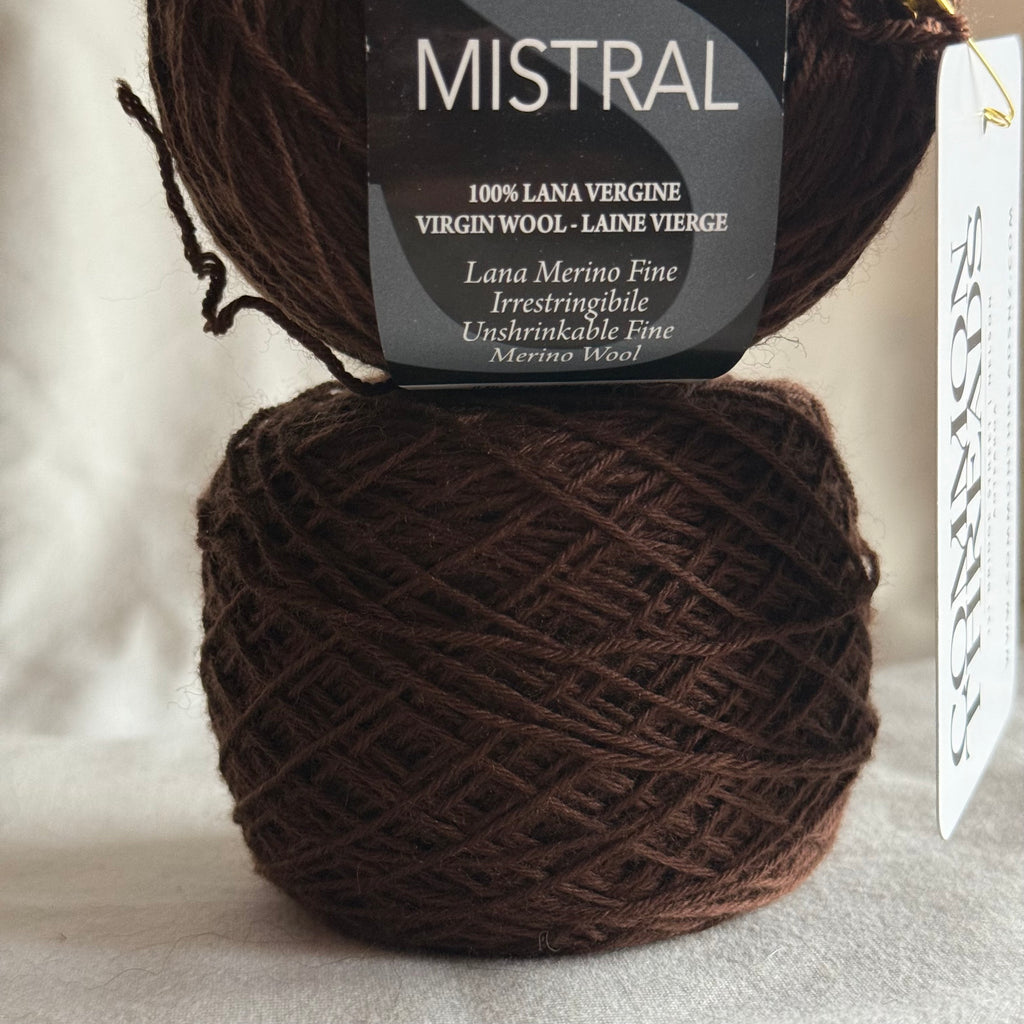 Merino Yarn Lot – Chocolate Brown - 200g