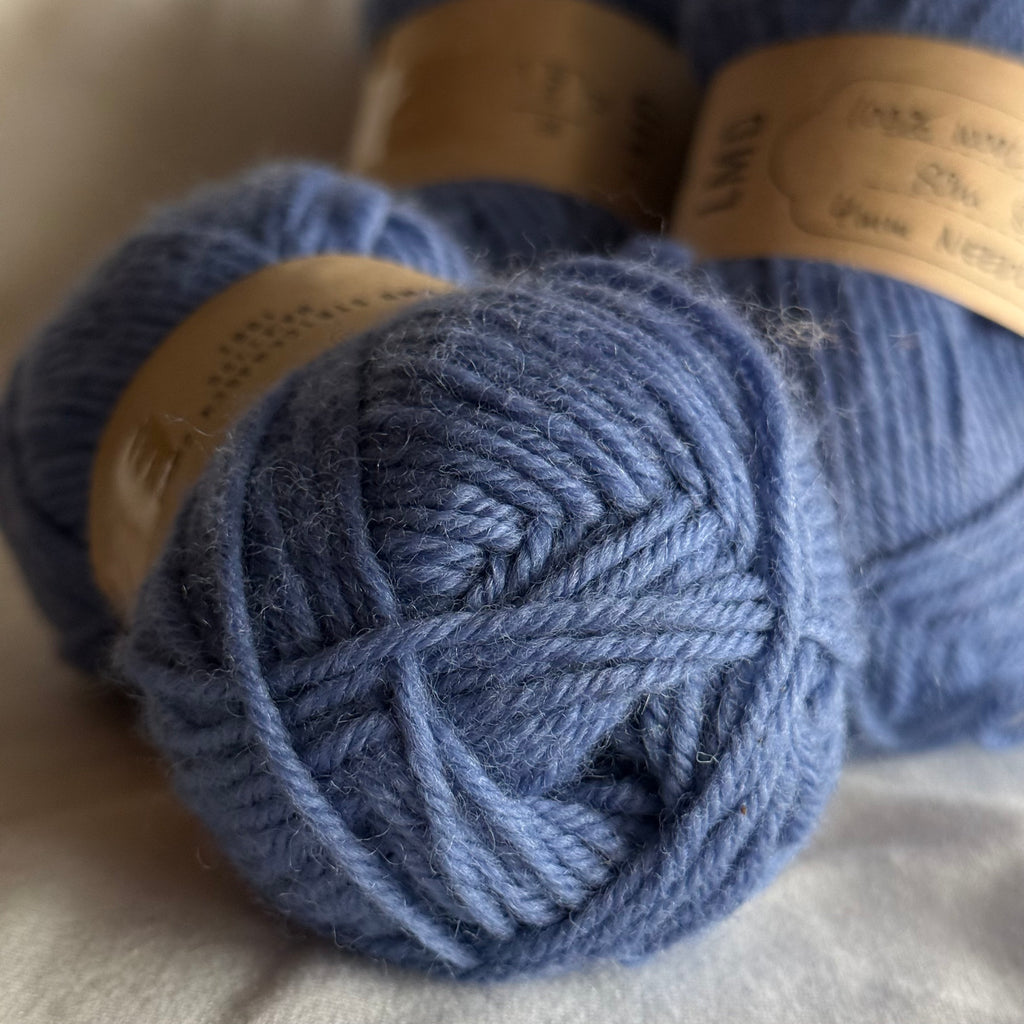 German Wool Yarn – Dusty Blue - 50g/Ball
