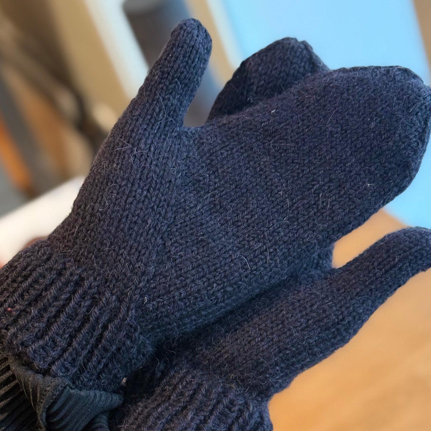 Chunky Cuff Mittens Knitting Pattern