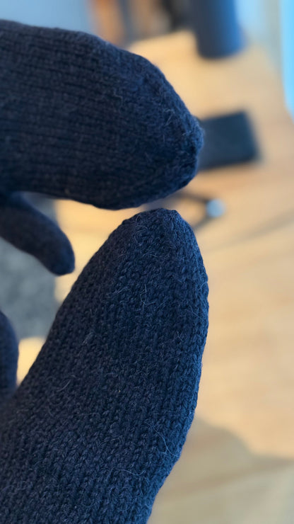 Chunky Cuff Mittens Knitting Pattern