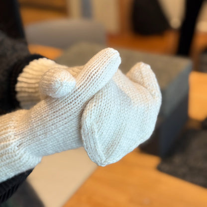 Chunky Cuff Mittens Knitting Pattern