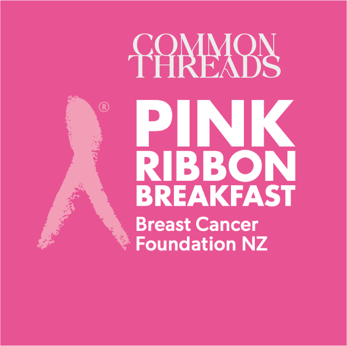 PINK RIBBON BREAKFAST at Common Threads | 21 May 2026 | 10am-12pm