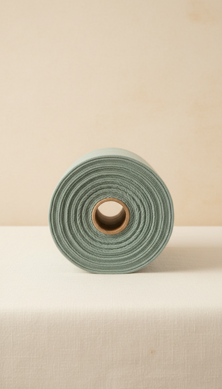 Linen Fabric Bolt in Sage Mist