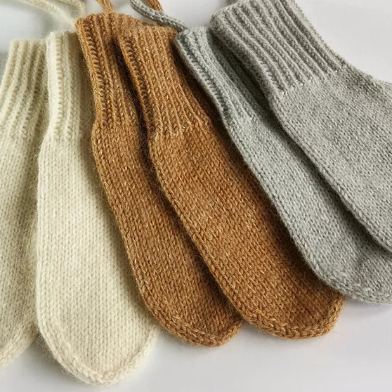 Chunky Cuff Mittens Knitting Pattern